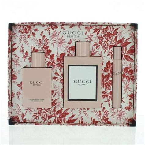 gucci bloom beauty set|gucci bloom 3 piece set.